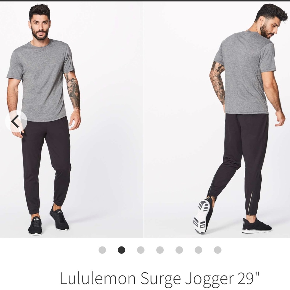 186-$35 *FREE SHIPPING* EUC Lululemon Surge Jogger *29"Black size XS